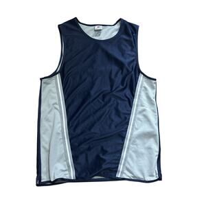 Vintage New Balance Tank Top Sleeveless Muscle Shirt Mens Large Blue 90s
